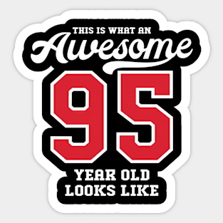 95Th Awesome 95 Sticker